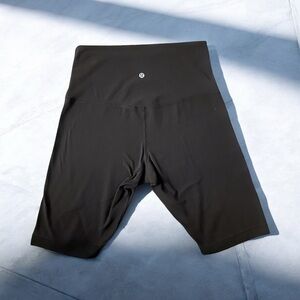 Lululemon Align High-Waisted Black 8inch Biker Shorts
